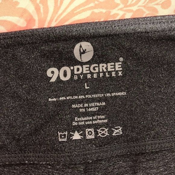 90 Degree by Reflex Activewear Gray Jogger Pant 6 - Picture 4 of 4